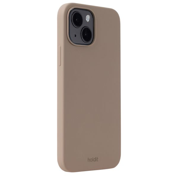 Holdit Silicone Case Apple iPhone 14 / 13 - Mocha Brown