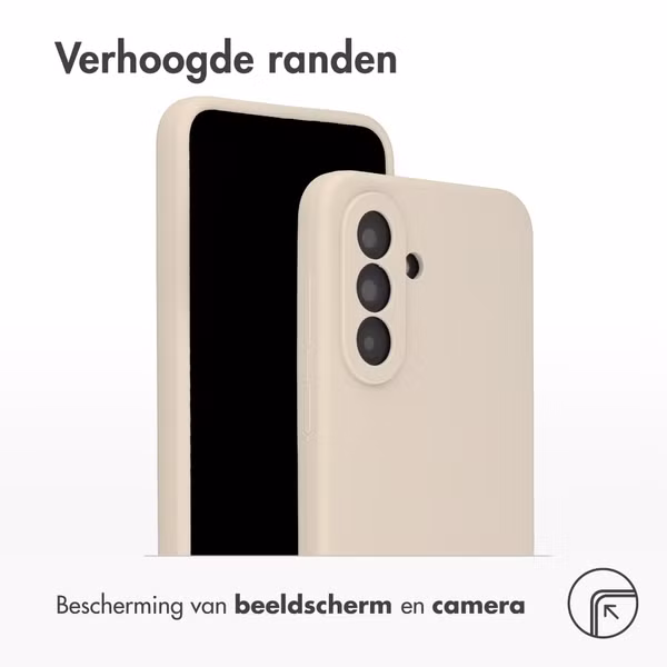 Accezz Liquid Silicone Backcover Samsung Galaxy A57 (5G) - Stone