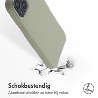Accezz Liquid Silicone Backcover met MagSafe Apple iPhone 14 / 13 - Cooper Green