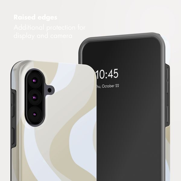 Selencia Vivid Back Cover Samsung Galaxy A37 (5G) - Desert Waves Beige