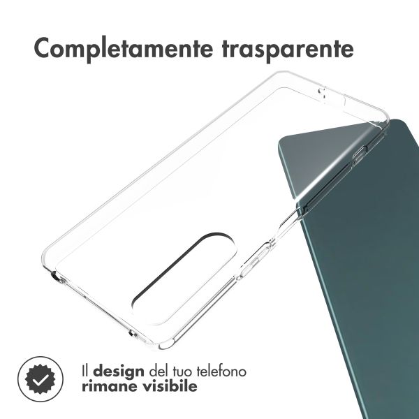 Accezz Clear Backcover Sony Xperia 5 IV - Transparant