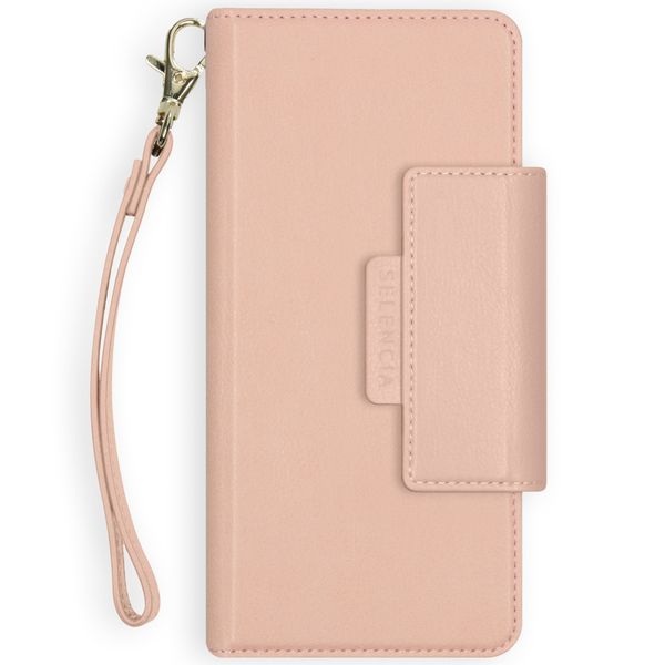 Selencia 2-in-1 Uitneembare Vegan Lederen Bookcase iPhone Xr - Roze