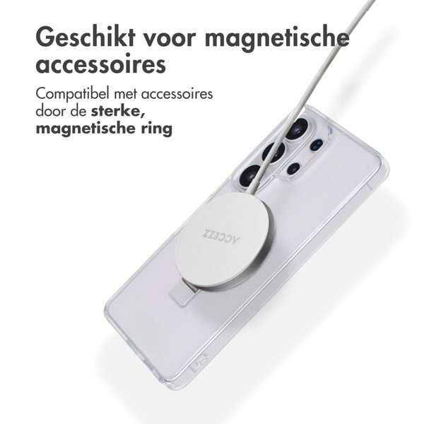 Accezz Ring Stand Backcover met MagSafe Samsung Galaxy S26 Ultra - Transparant