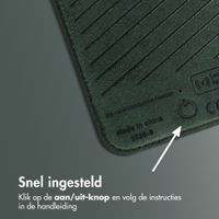 Accezz Magnetische Leren Kaarthouder - Geschikt voor Apple Find My - Cedar Green
