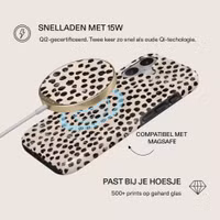 Burga Draadloze Magnetische Oplader - MagSafe en Qi2 - Almond Latte / Gold