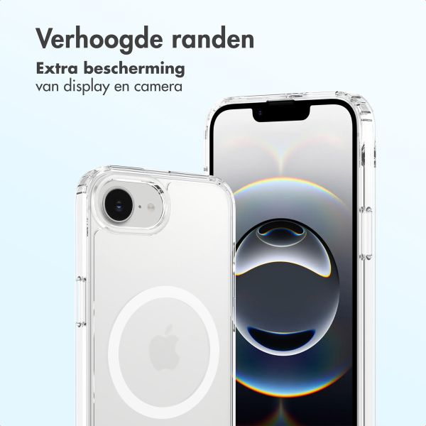 Accezz Xtreme Impact Backcover met MagSafe voor de Apple iPhone 16e - Transparant