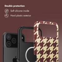 Selencia Vivid Back Cover with MagSafe Apple iPhone 17 Pro - Pied-de-Poule