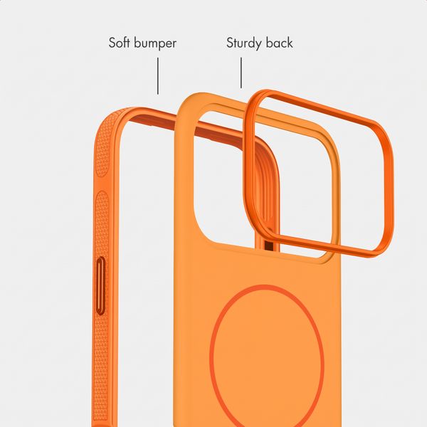 imoshion Color Backcover with Thin MagSafe Ring Apple iPhone 18 Pro / 17 Pro - Orange