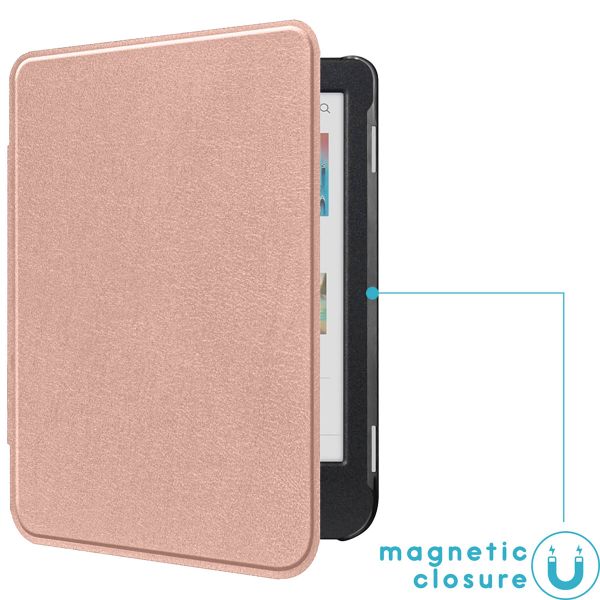 imoshion Slim Hard Case Bookcase Kobo Clara Colour / BW - Rosé Goud