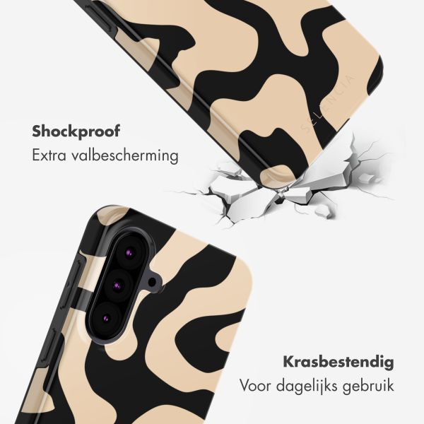 Selencia Vivid Backcover Samsung Galaxy A37 (5G) - Art Wave Black