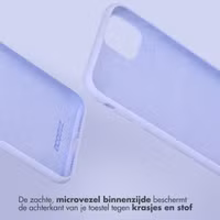 Accezz Liquid Silicone Backcover Samsung Galaxy A53 - Paars