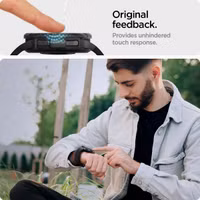 Spigen EZ FIT Glas.tR Screenprotector met applicator Samsung Galaxy Watch 6 Classic - 43 mm - Transparant