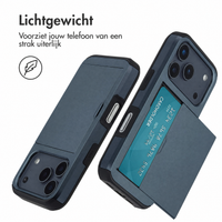 imoshion Backcover met pasjeshouder Apple iPhone 18 Pro / 17 Pro - Donkerblauw