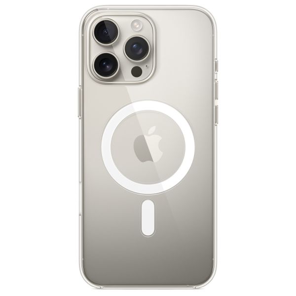 Apple Clearcase MagSafe Apple iPhone 16 Pro Max - Transparant