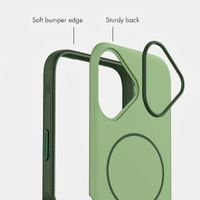 imoshion Colour Back Cover with Thin MagSafe Ring Apple iPhone 16 - Dark Green