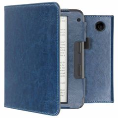 imoshion Vegan Leather Bookcase Tolino Vision 6 - Donkerblauw