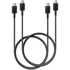 Samsung 2x Originele USB-C naar USB-C kabel in Fabrieksverpakking - 1 meter - 25 Watt - Zwart