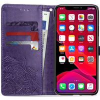 Mandala Bookcase Apple iPhone 11 - Paars