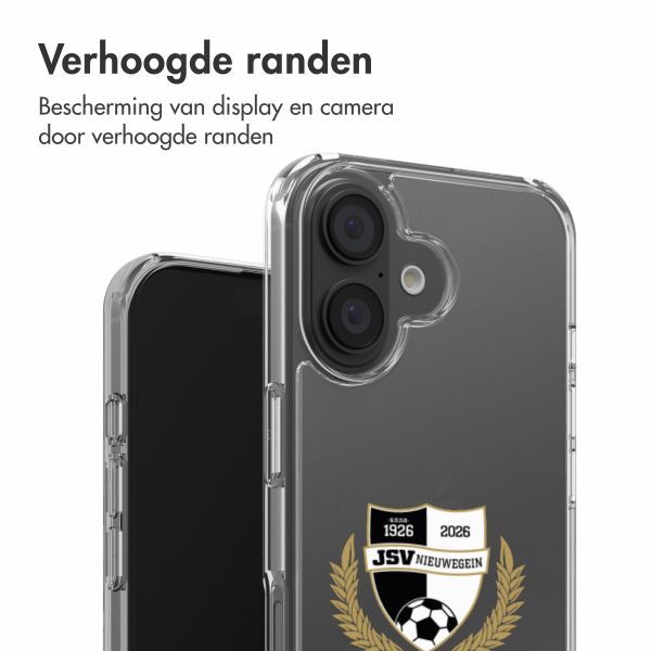 Clear Backcover Apple iPhone 16 - JSV Nieuwegein