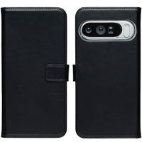 Selencia Echt Leren Bookcase Google Pixel 10 Pro XL - Zwart