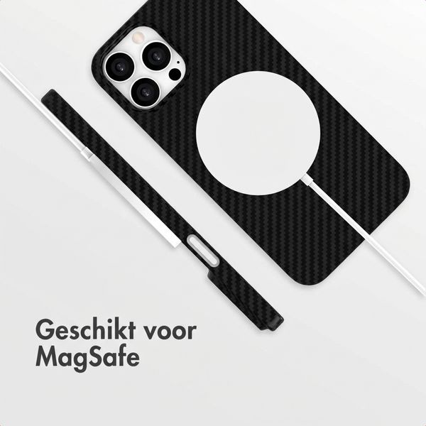 Accezz MagSafe Kevlar® Backcover Apple iPhone 14 Pro Max - Zwart