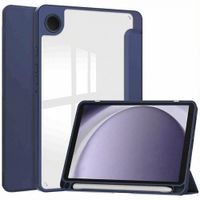 imoshion Trifold Hardcase Bookcase Samsung Galaxy Tab A9 8.7 inch - Donkerblauw