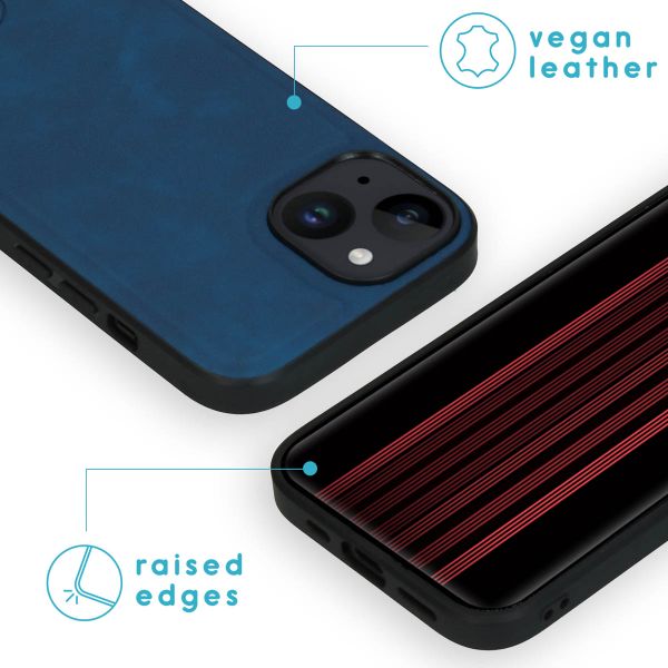 imoshion Uitneembare 2-in-1 Luxe Bookcase Apple iPhone 15 - Blauw