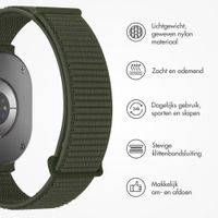 imoshion Nylon bandje Samsung Galaxy Watch 8 (40/44mm) / Classic (46mm) - Army Green
