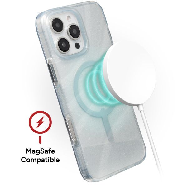 ZAGG Milan Snap Case met MagSafe iPhone 16 Pro - Swirl Glitter