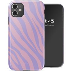 Selencia Vivid Tough Backcover iPhone 11 - Zebra Light Pink Lilac