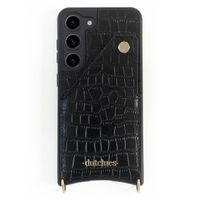 Dutchies Backcover met pashouder Samsung Galaxy S23 Ultra - Telefoonkoord niet inbegrepen - Crocodile Chic