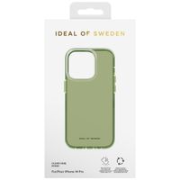 iDeal of Sweden Clear Case iPhone 14 Pro - Khaki