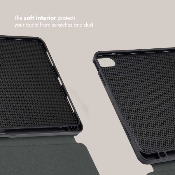 Selencia Vivid Tablet Case Apple iPad 11 (2025) 11 inch A16 / iPad 10 (2022) 10.9 inch - Art Wave Black