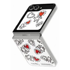 Samsung Originele FlipSuit Case Galaxy Z Flip 6 - Keith Haring - Wit