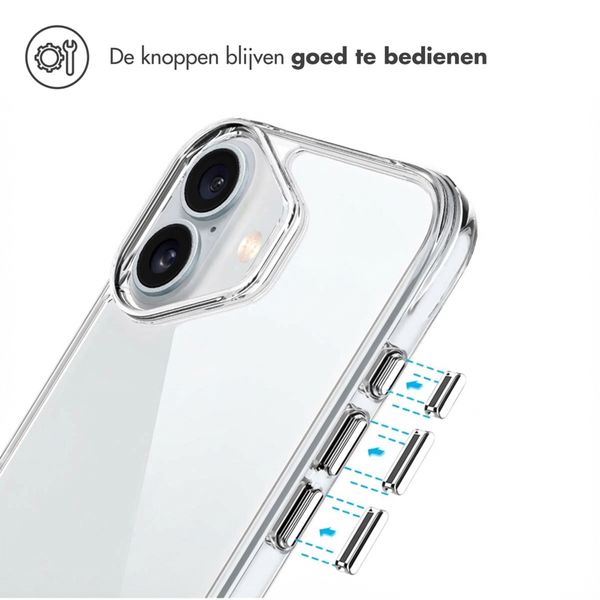 imoshion Rugged Air Case Apple iPhone 16 Plus - Transparant