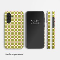 Selencia Vivid Backcover Samsung Galaxy A36 / A56 - Check This Olive