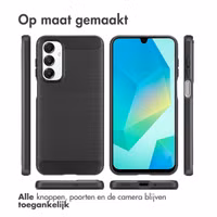 imoshion Brushed Backcover Samsung Galaxy A16 - Zwart