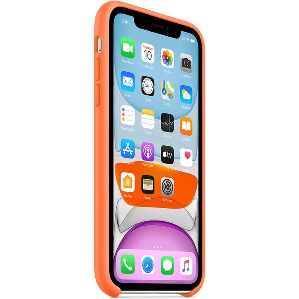 Apple Originele Silicone Backcover Apple iPhone 11 - Vitamin C