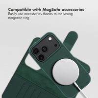 Accezz Edge detachable Bookcase with MagSafe Apple iPhone 18 Pro / 17 Pro - Green