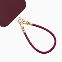 Selencia Universeel Polskoord met 2 haken - Bold Burgundy