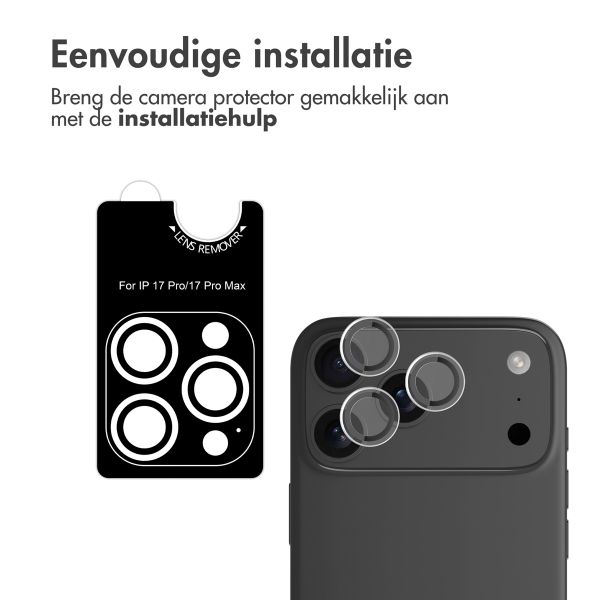 imoshion 2 Pack Camera lens protector Apple iPhone 17 Pro / 17 Pro Max - Transparant