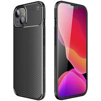 imoshion Carbon Softcase Backcover iPhone 13 Mini - Zwart