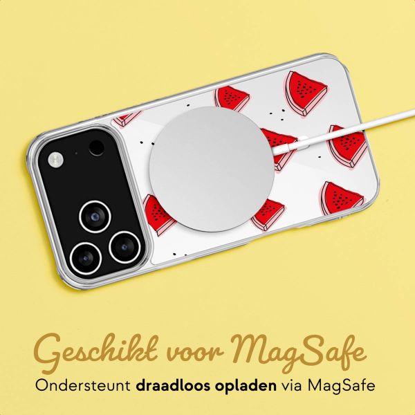 Ontwerp je eigen MagSafe Clear Case Apple iPhone 18 Pro / 17 Pro - Transparant