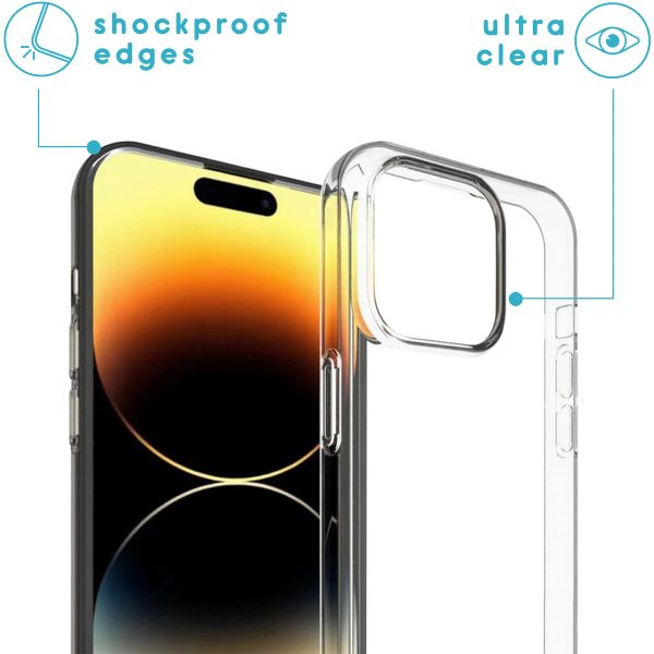 imoshion Backcover met koord Apple iPhone 15 Pro - Zwart
