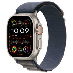 Apple Alpine Loop Band Apple Watch Series 1 t/m 10 / SE / Ultra (2) (44/45/46/49 mm) - Maat S - Blue