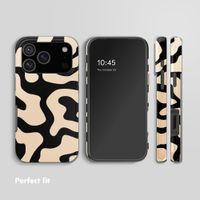 Selencia Vivid Back Cover Apple iPhone 17 Pro Max - Art Wave Black