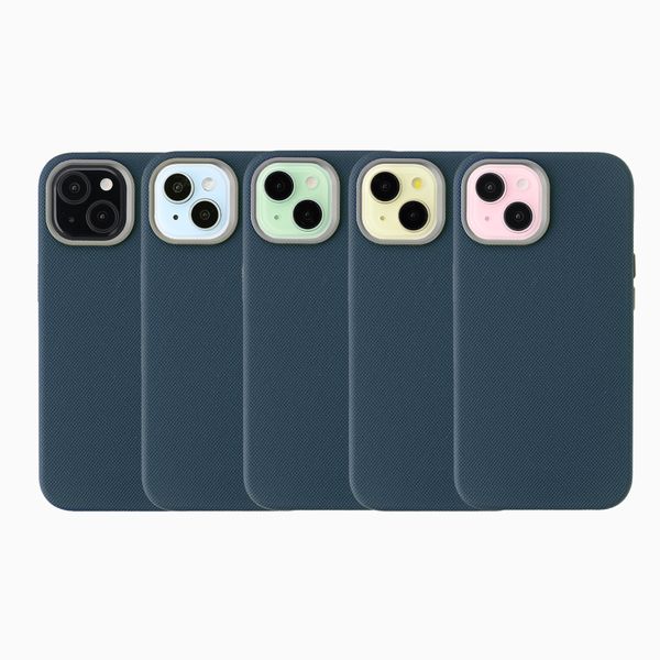Accezz Mesh Backcover met MagSafe Apple iPhone 15 - Donkerblauw