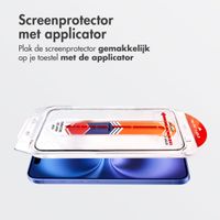 Accezz Gehard Glas Screenprotector + Applicator Apple iPhone 16 Plus / 15 Plus
