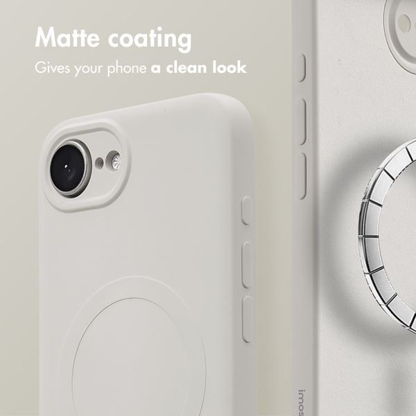 imoshion Colour Back Cover with MagSafe Apple iPhone 17e / 16e - Beige