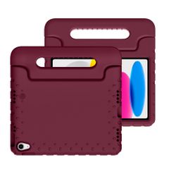 imoshion Kids-Proof Back Cover with Handle Apple iPad 11 (2025) 11 inch A16 / iPad 10 (2022) 10.9 inch - Velvet Plum